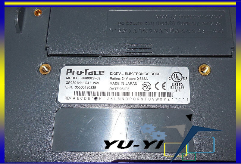 Proface GP2301H-LG41-24V Model 3080028-03 - PLC DCS SERVO Control 